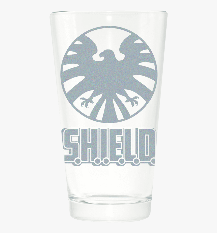 Shield Etched Pint Glass - Marvel Cinematic Universe, HD Png Download, Free Download