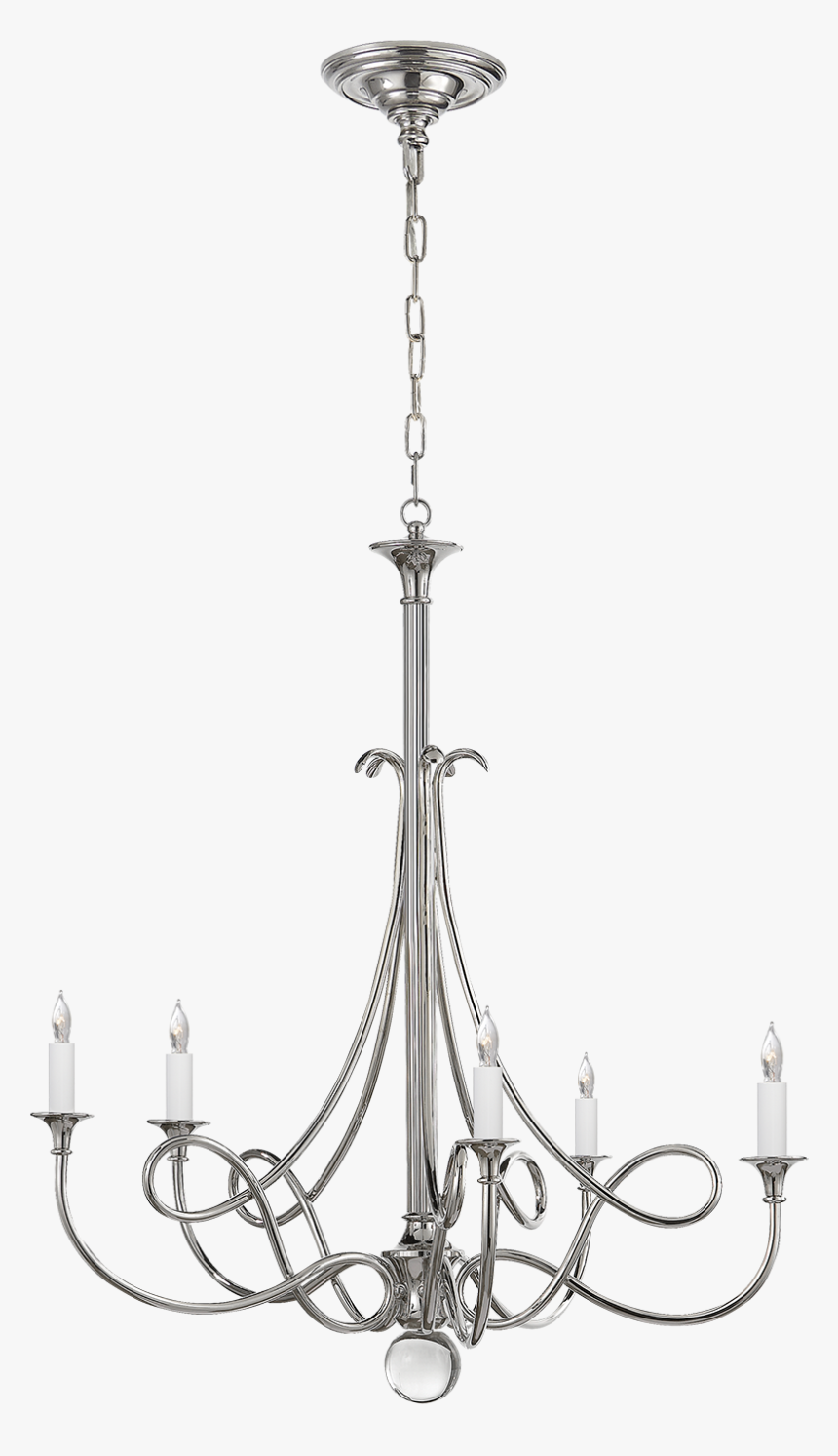 Chandelier Drawing Old - Curvy Chandelier, HD Png Download, Free Download