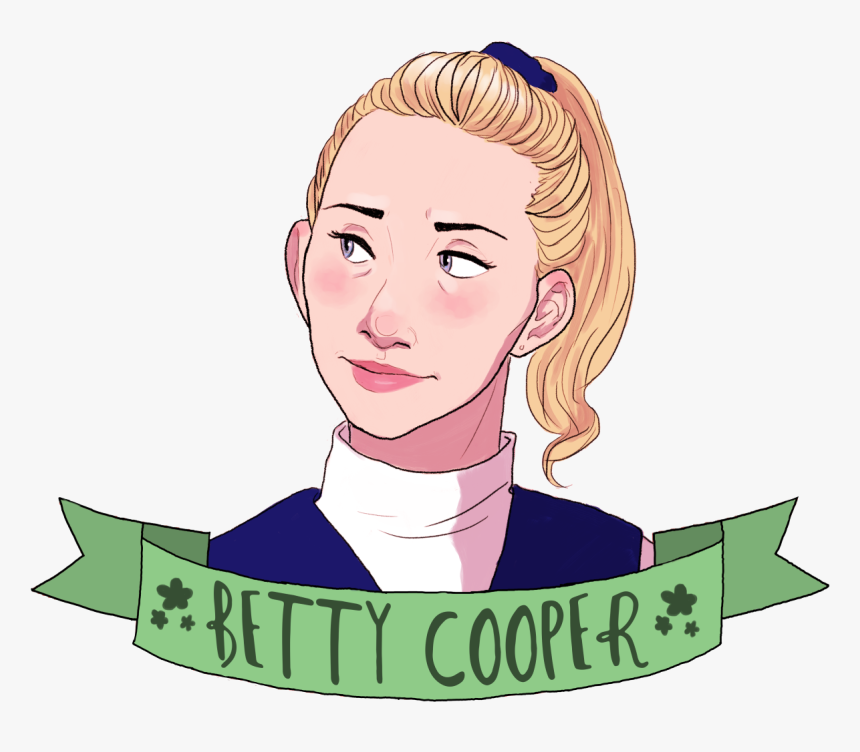 Added Some Quick Riverdale Doodles To My Redbubble - Betty Cooper Clipart, HD Png Download, Free Download