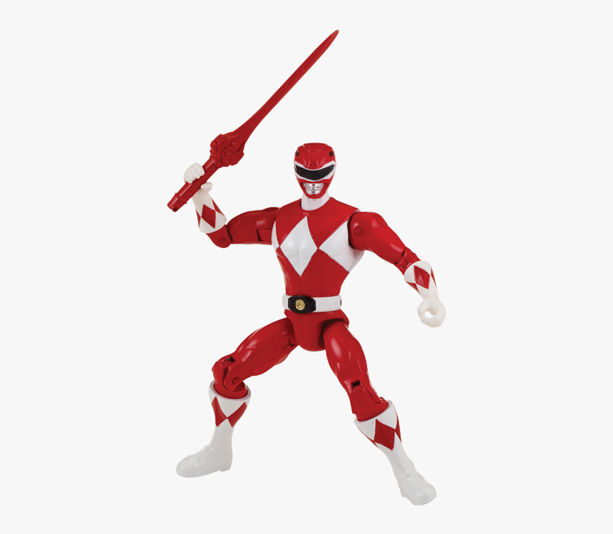 Mighty Morphin Power Rangers Red Ranger Figure, HD Png Download, Free Download