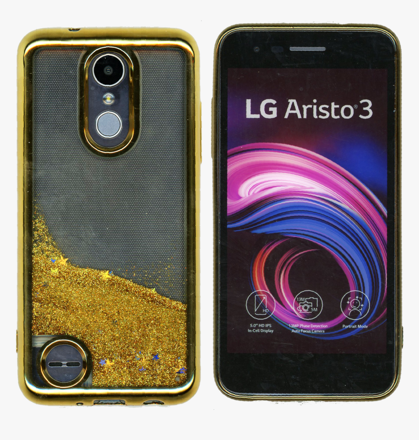 Lg Aristo 3 /3/2/empire Mm Electroplated Water Glitter, HD Png Download, Free Download