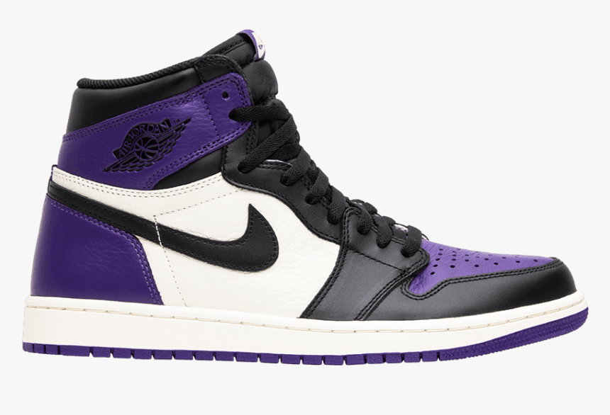 Jordan 1 Png - Purple Nike Air Jordans, Transparent Png, Free Download