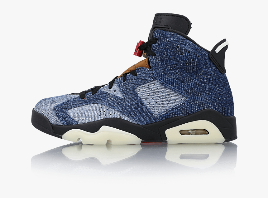 Air Jordan 6 Retro "washed Denim" - Retro 6, HD Png Download, Free Download