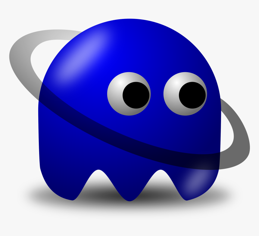 Transparent Pac Man Ghost Png - Blue Ghost Pac Man, Png Download, Free Download