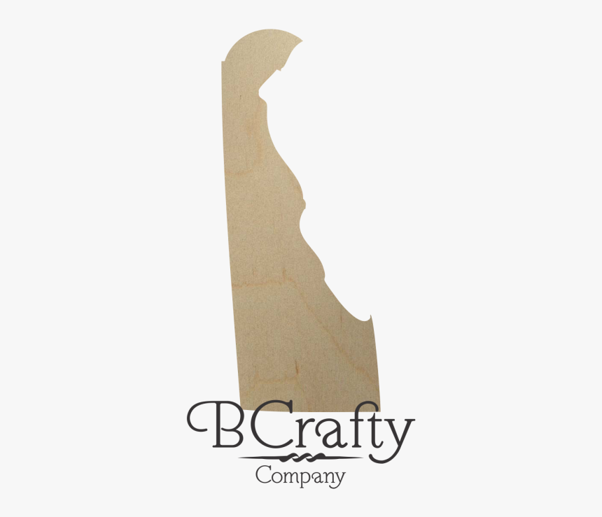 Wooden Delaware State Shape Cutout - Plywood, HD Png Download, Free Download