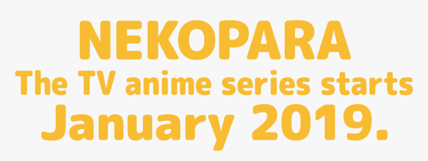 Nekopara The Tv Anime Series Starts Junuary - Poster, HD Png Download, Free Download