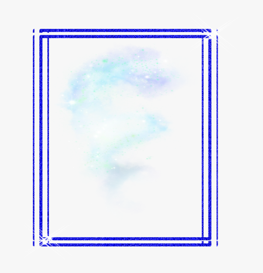 #mq #blue #dust #smoke #frame #frames #border #borders - Slope, HD Png Download, Free Download