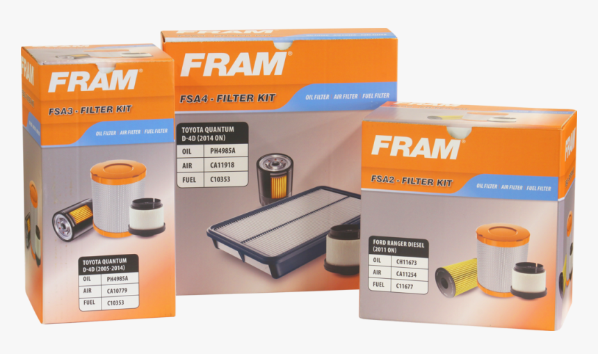 Fram Filter Kits Fsa2 Fsa3 Fsa4 Mr 3 - Fram Filters, HD Png Download, Free Download