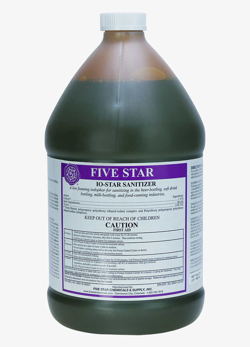 Io Star - 1 Gallon - Glass Bottle, HD Png Download, Free Download