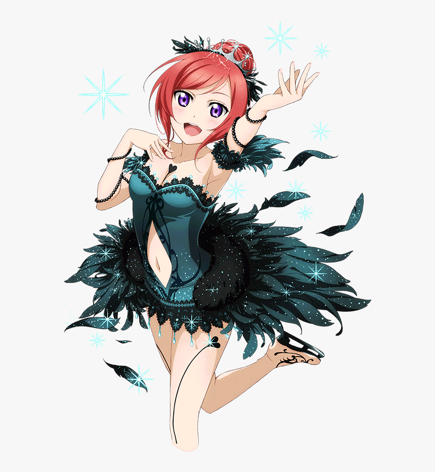 51, Maki, Background V - Love Live Maki Wig, HD Png Download, Free Download