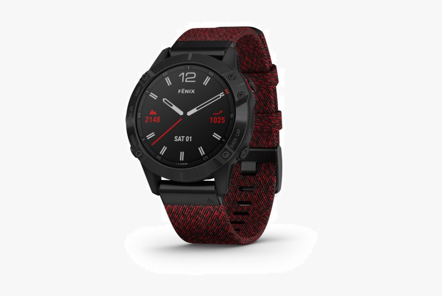 Garmin Fenix 6 Sapphire Black, HD Png Download, Free Download