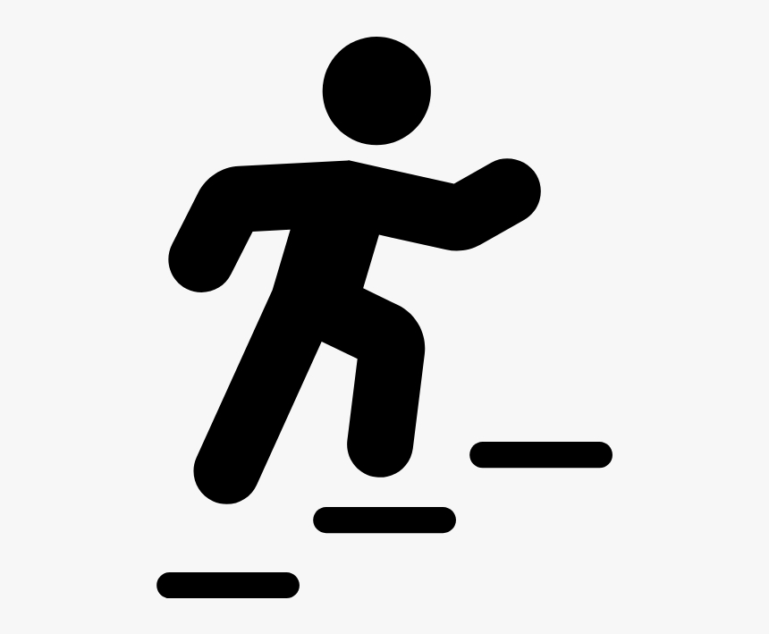 Climbing Stairs Icon - Traffic Sign, HD Png Download, Free Download