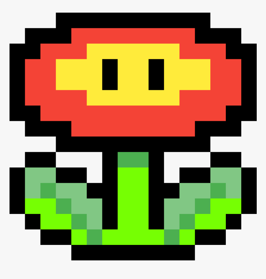 Pixel Mario Flower