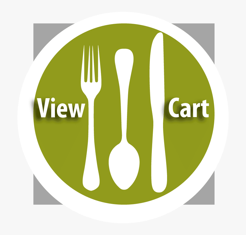 Green And Gray Place Setting Icon Click For Cart Shadow - Knife, HD Png Download, Free Download