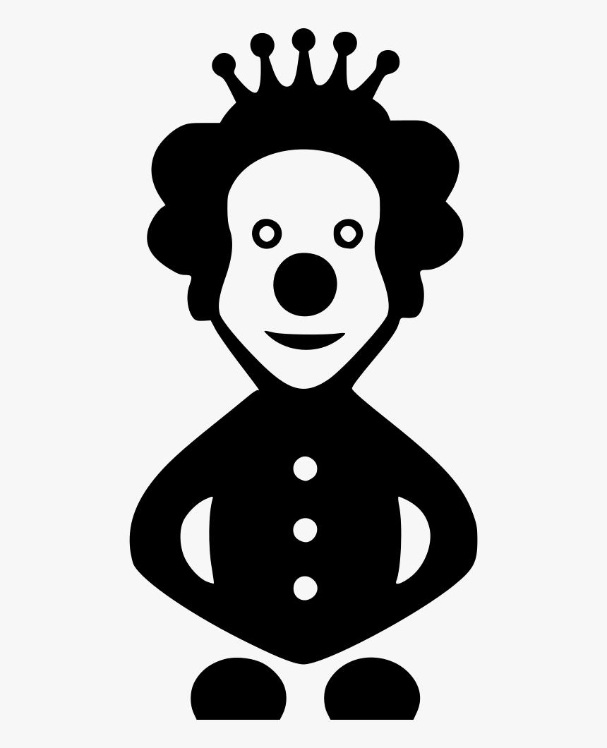 Clown With Crown, HD Png Download - kindpng