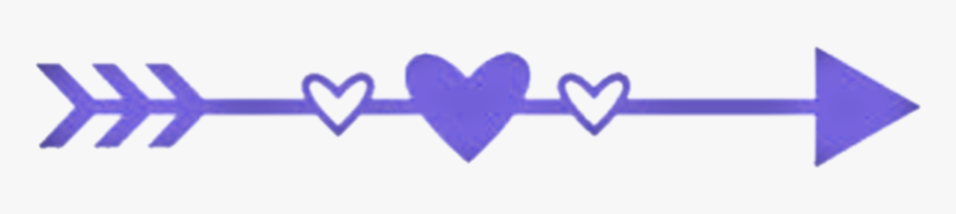 #arrow #purple - Heart, HD Png Download, Free Download