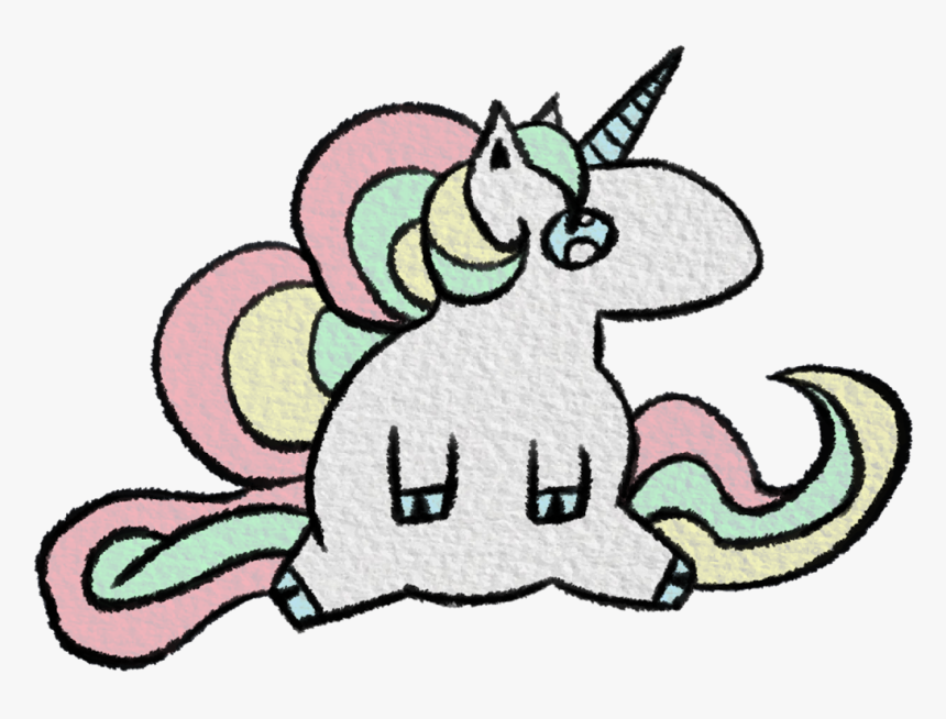 I Made A New Sticker Pack And A Design With The Unicorn - Cartoon, HD Png Download, Free Download