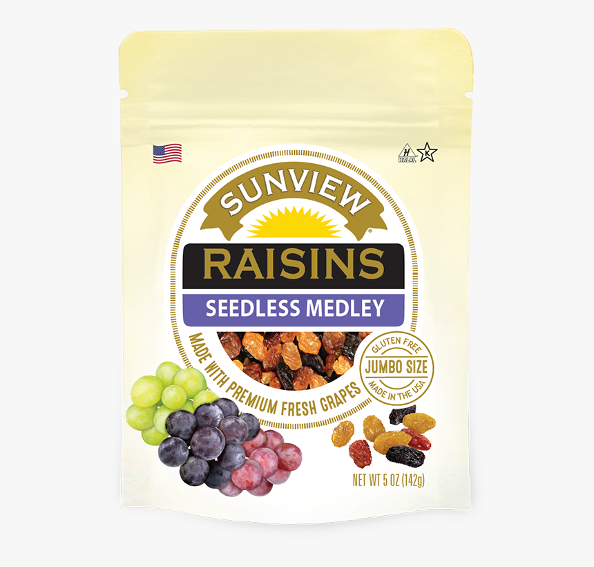 Raisins Seedless Medley-package - Raisin, HD Png Download, Free Download