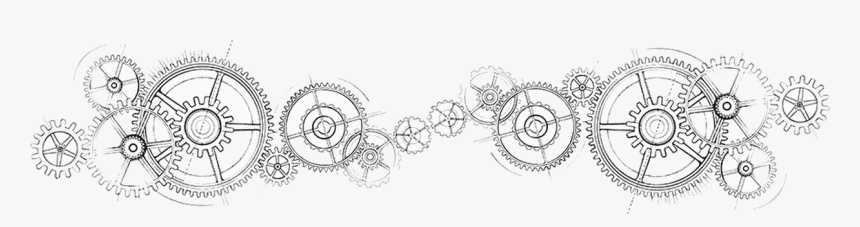 Gear Sketch Transparent, HD Png Download, Free Download