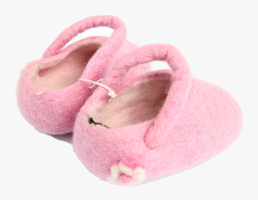 Wool Felt Pink Baby Shoes - Zapatitos De Lana Png, Transparent Png, Free Download