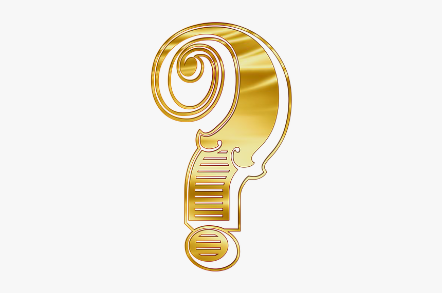 Questions Png Gold, Transparent Png, Free Download