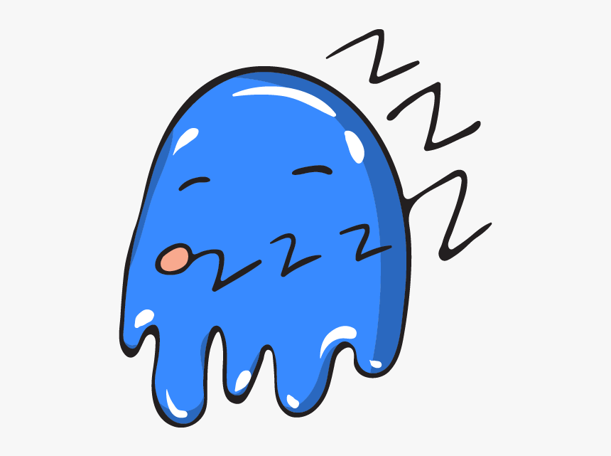 Sleeping Cute Ghost, HD Png Download, Free Download