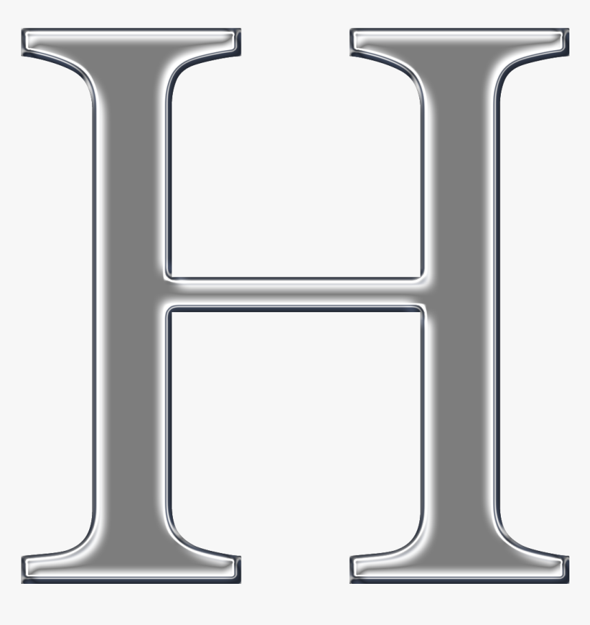 Letter H Png - H Grey Png, Transparent Png, Free Download