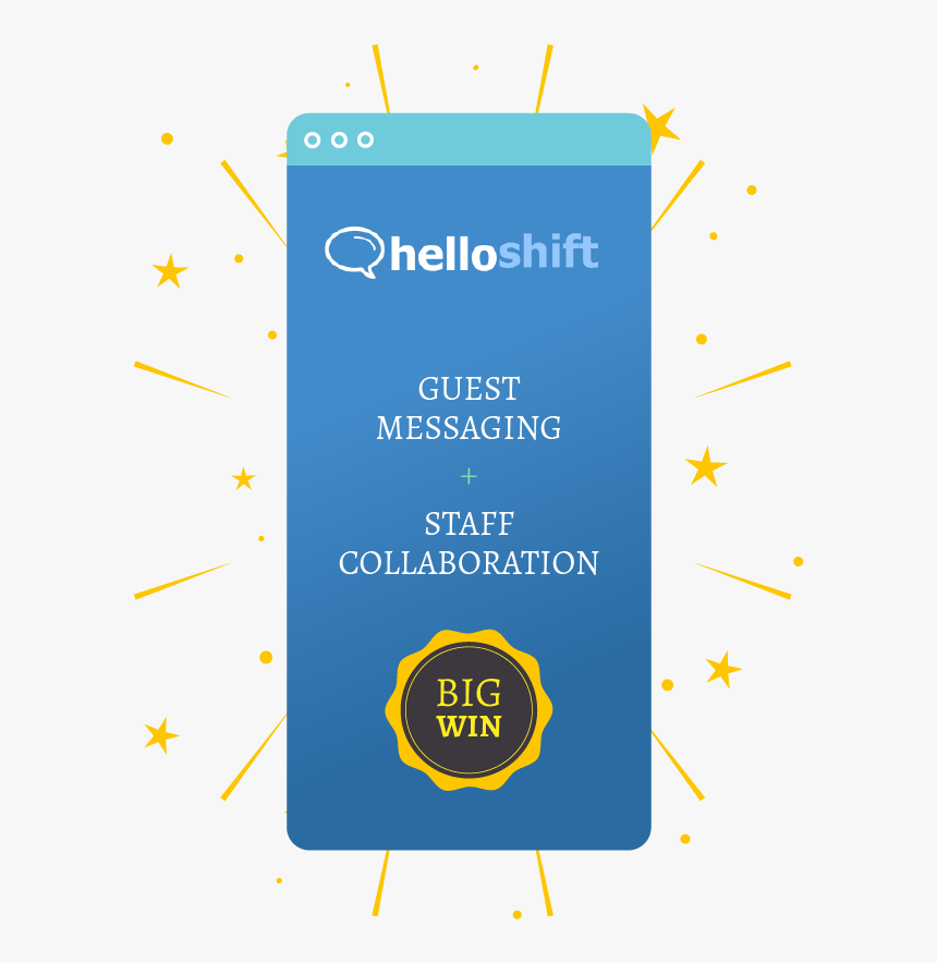 One App For Guest Messaging And Staff Collaboration - Graphic Design, HD Png Download, Free Download