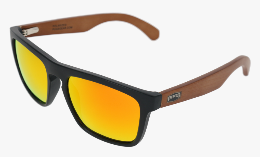 Matte Black Frame Dark Brown Bamboo Temple Red Multi - Oakley, Inc., HD Png Download, Free Download