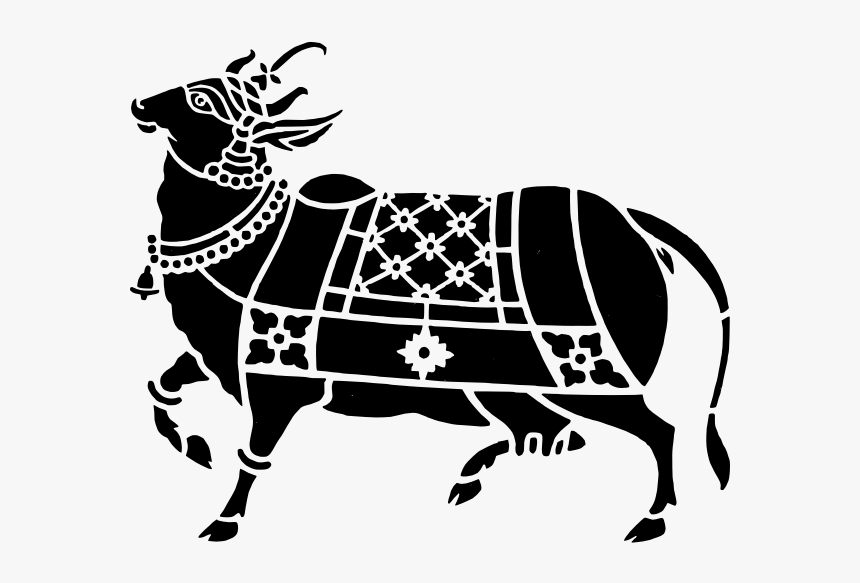 Cow Stencil - Stencil, HD Png Download, Free Download