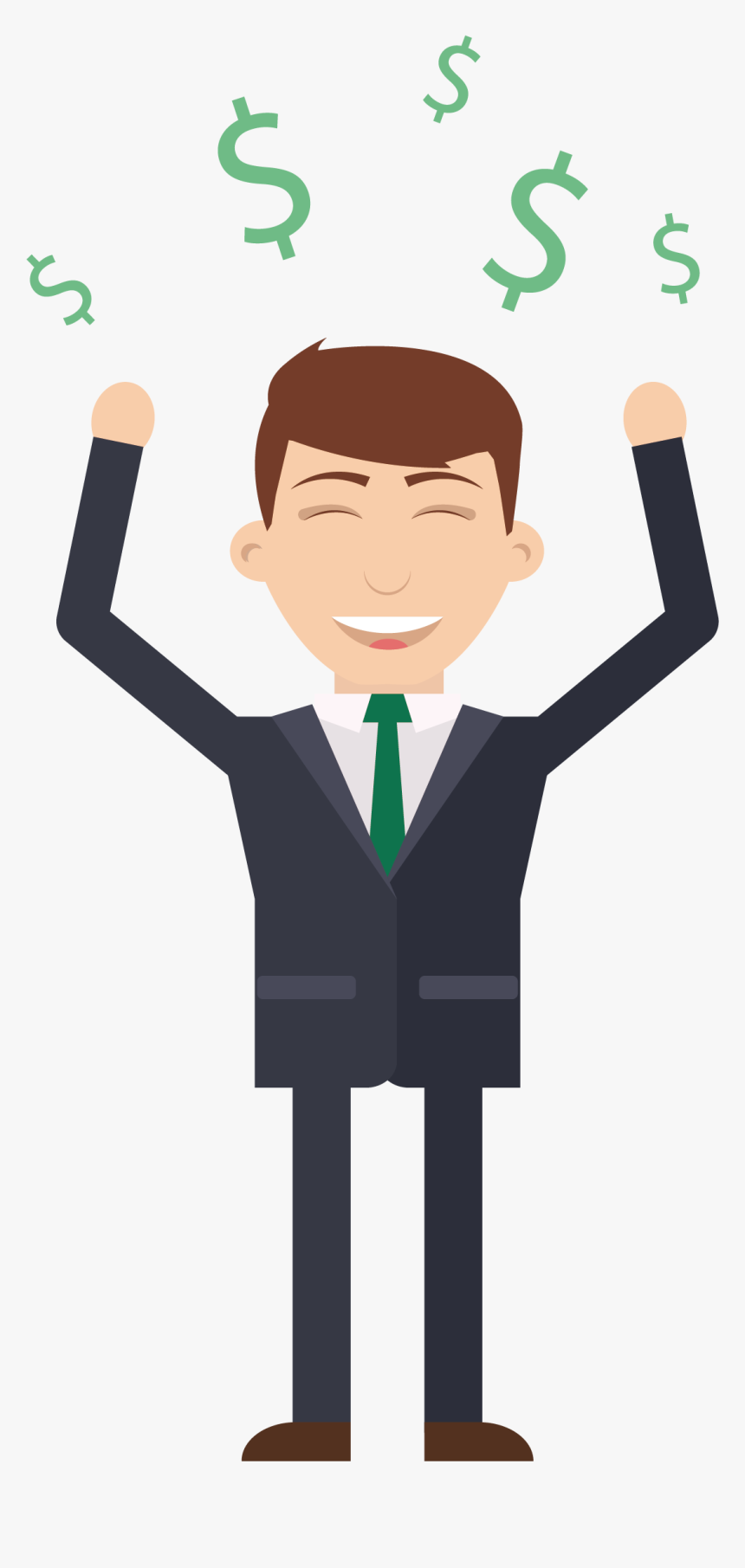 Office Man Cartoon Png Clipart , Png Download - Quality Over Quantity Animation, Transparent Png, Free Download