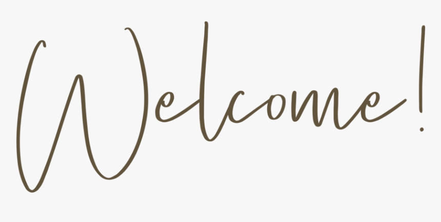 Welcome - Calligraphy, HD Png Download - kindpng