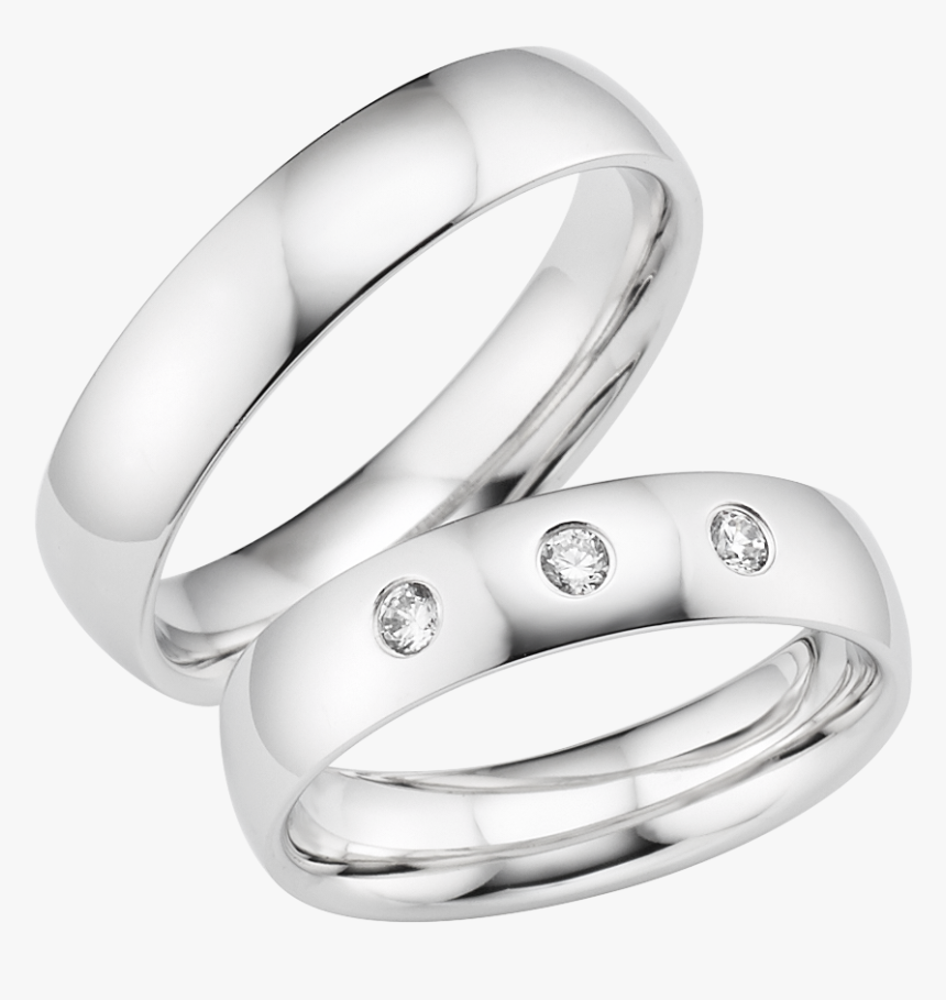 Silver Drawing Couple Ring - Engagement Ring, HD Png Download, Free Download