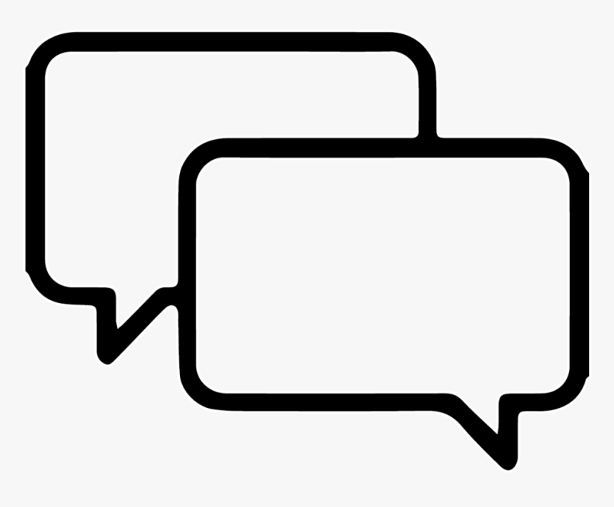 Double Speech Bubble Icon , Png Download - Portable Network Graphics, Transparent Png, Free Download