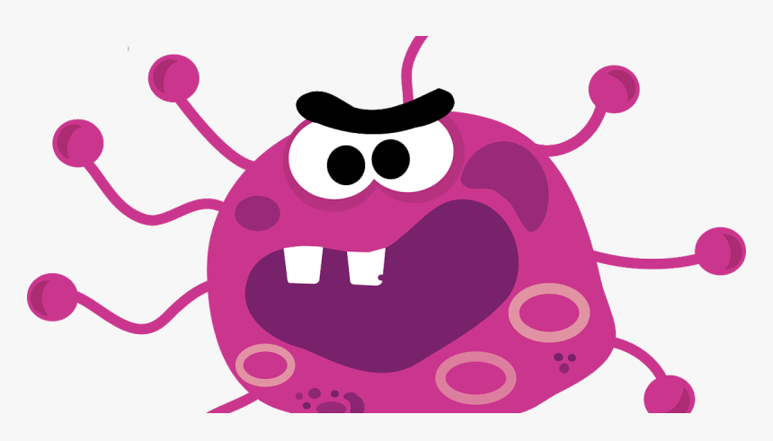 Pink Angry Adenovirus Animation - Virus Icon, HD Png Download, Free Download