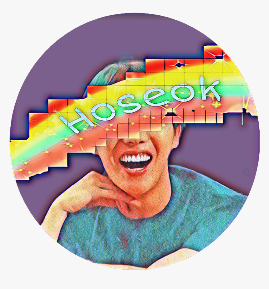 #jhope #bts @anipoochi #arcoiris #sonrisa Jhope - Illustration, HD Png Download, Free Download