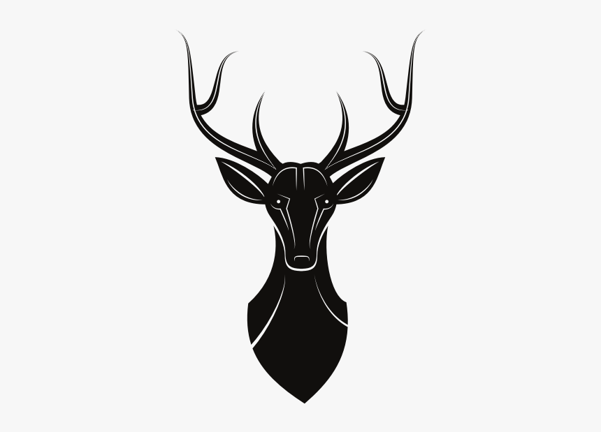 Deer Stag Silhouette - Stag Logo Crest Vector, HD Png Download, Free Download