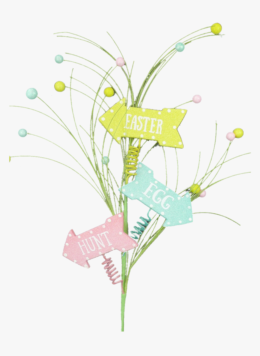 Pastel Easter Egg Hunt Sign Spray - Bouquet, HD Png Download, Free Download