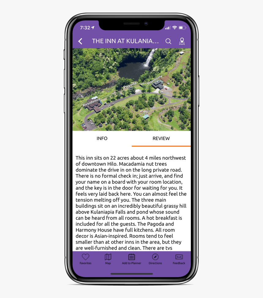 The Inn At Kulaniapa Falls - Smartphone, HD Png Download, Free Download