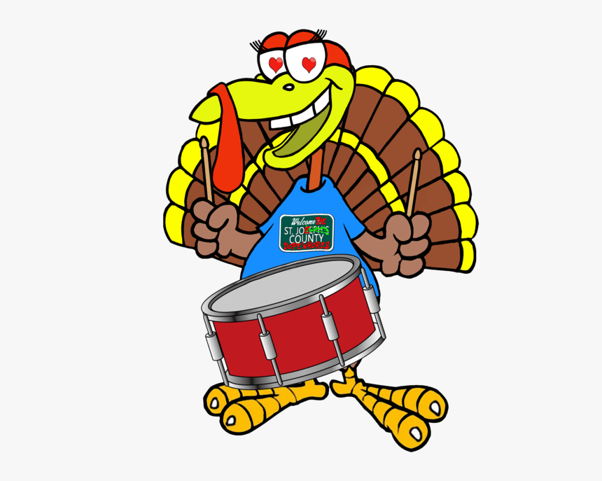 Mcok Drummer - Cartoon Turkey, HD Png Download, Free Download