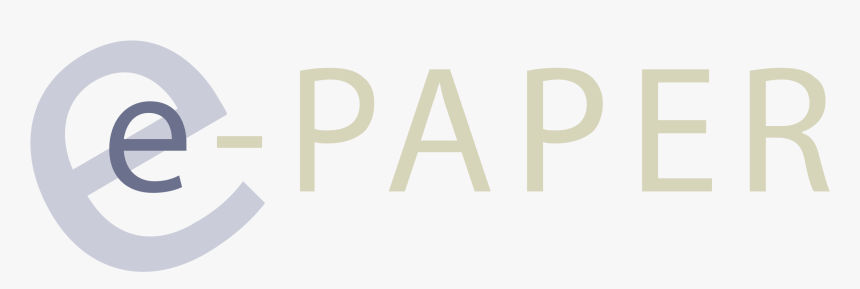 E Paper Logo Png Transparent - E Paper, Png Download, Free Download