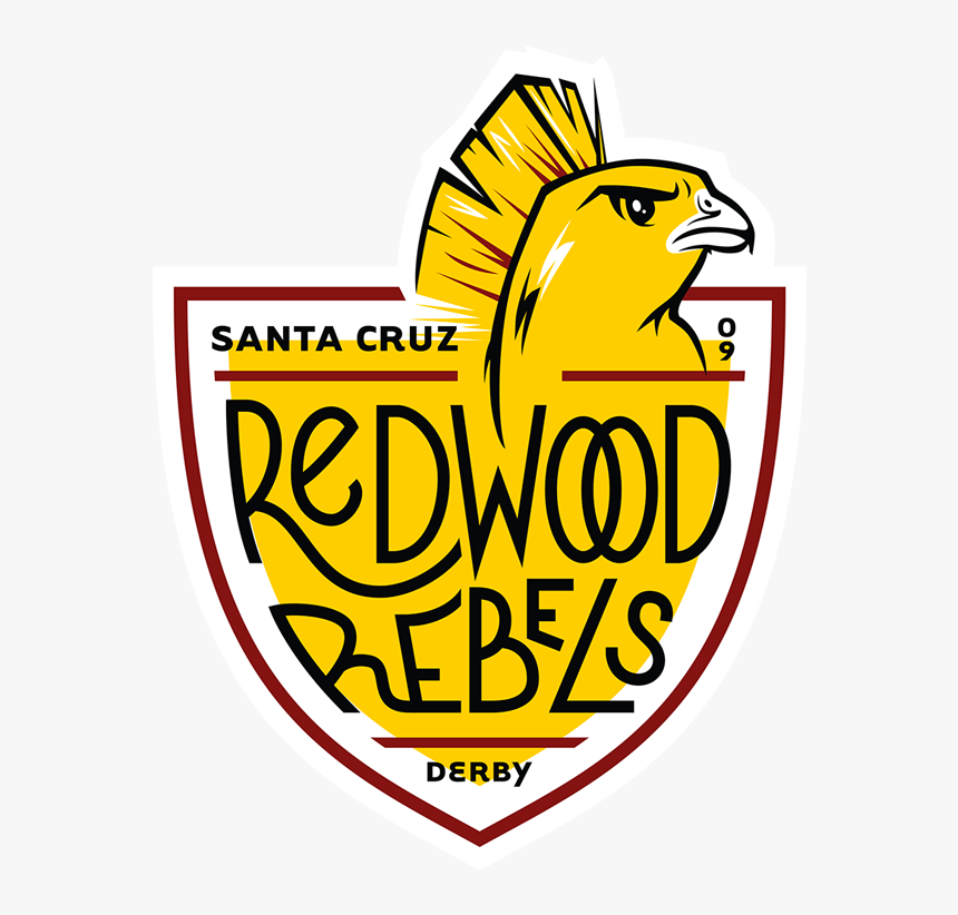 Santa Cruz Derby Girls Logo Redesign Clipart , Png - Emblem, Transparent Png, Free Download