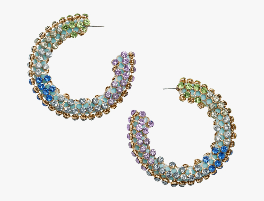 Moonlight Hoop Earrings - Baublebar Moonlight Hoop Earrings, HD Png Download, Free Download