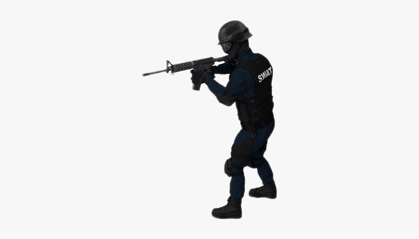 Police With Gun Transparent, HD Png Download, Free Download