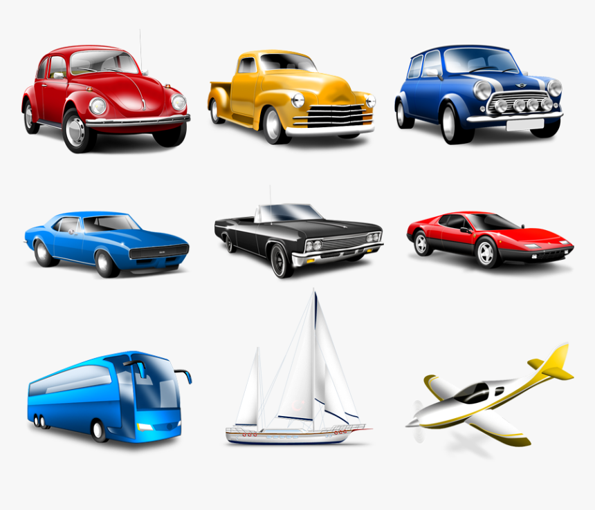 Download Royalty Free Icons And Stock - Windows 10 Icons Pack Cars, HD Png Download, Free Download