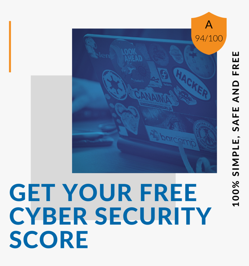 Request Your Free Cyber Security Score - Poster, HD Png Download, Free Download