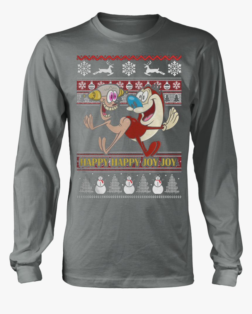 Ugly Christmas Sweatshirt Ren Stimpy, HD Png Download, Free Download