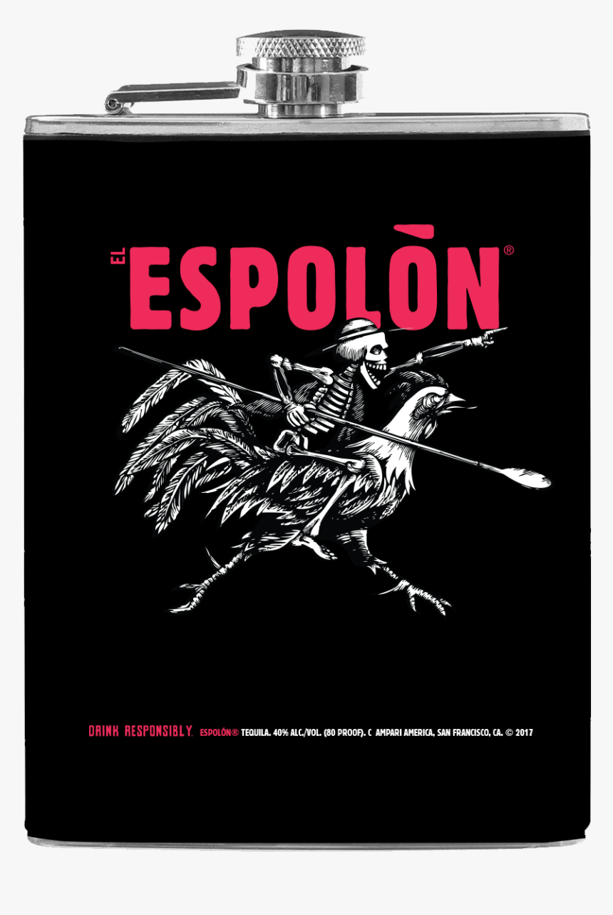 Espolon Deadpool Vap Flask 122117 0001 2 - Espolon Tequila Art, HD Png Download, Free Download