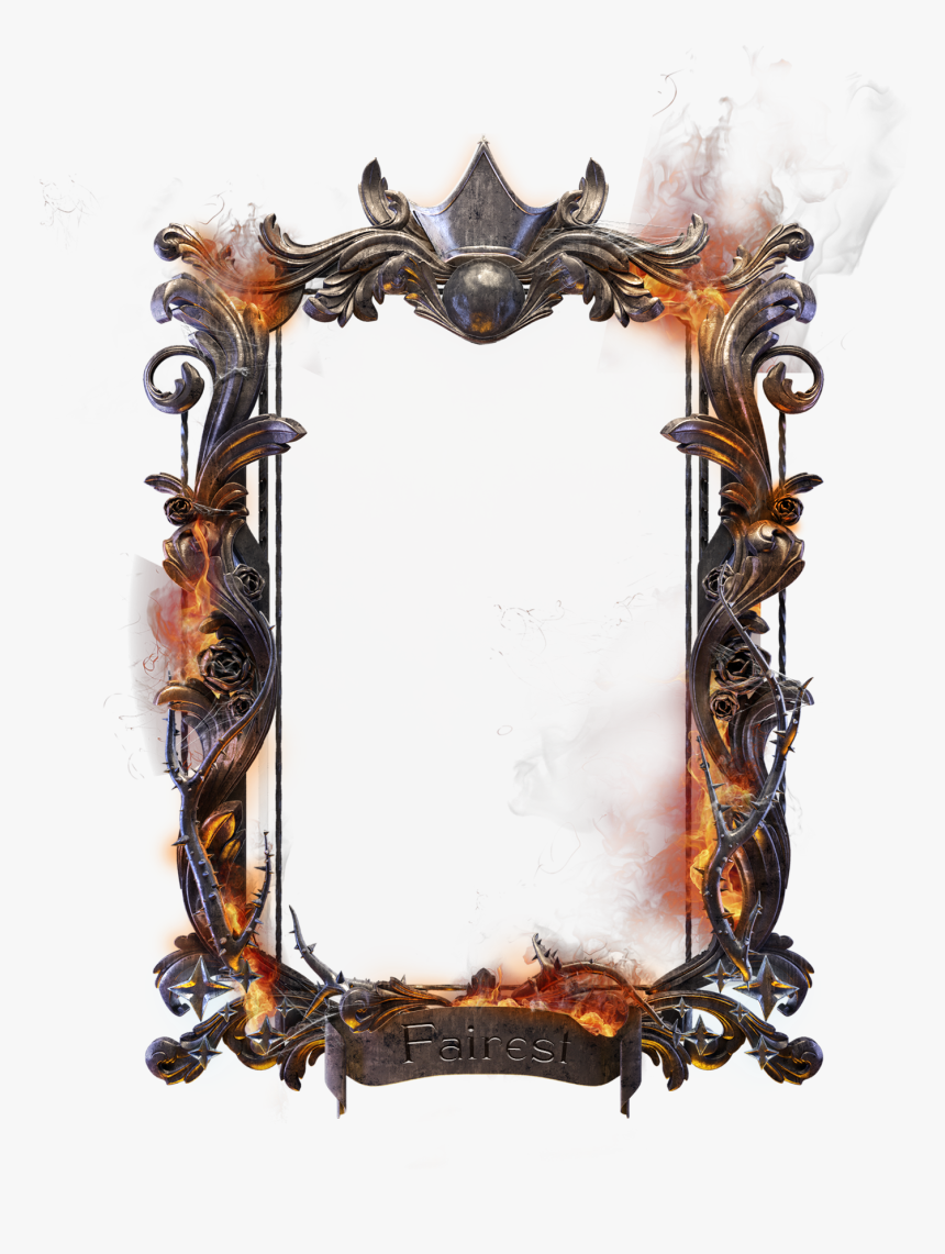 Mirror Png Transparent Image - Frame Transparent Fire, Png Download, Free Download