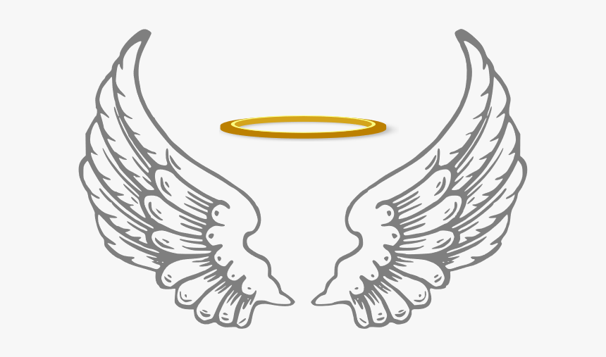 Halo And Wings Png, Transparent Png, Free Download